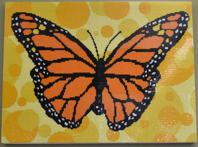 Lego monarch butterfly