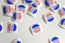 "I Voted" stickers for elections