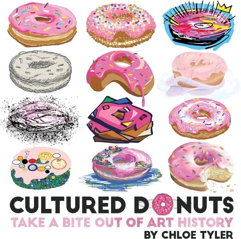 cover of "Cultured Donuts: Take a Bite Out of Art History" book