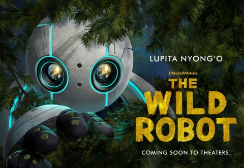 the wild robot movie poster