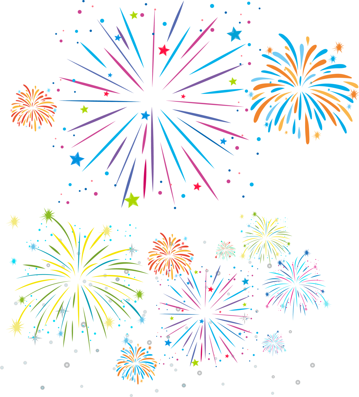 fireworks clipart