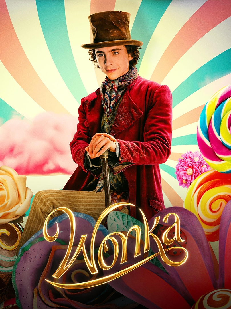 movie poster for Wonka movie 2023