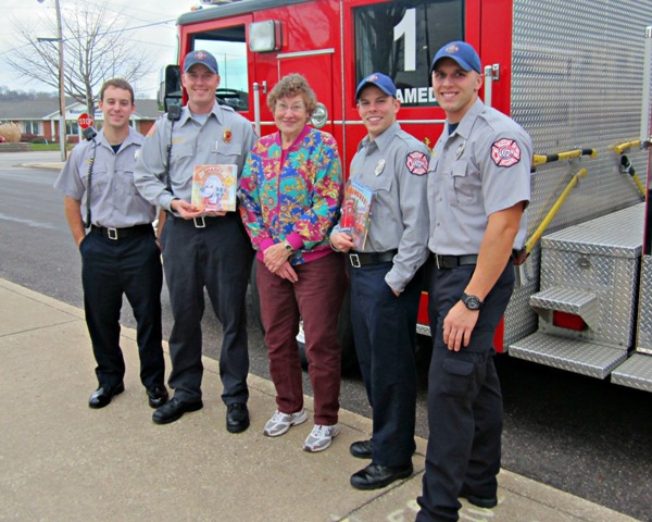 Firefighters and EPWC acknowledge Dorothy Winston