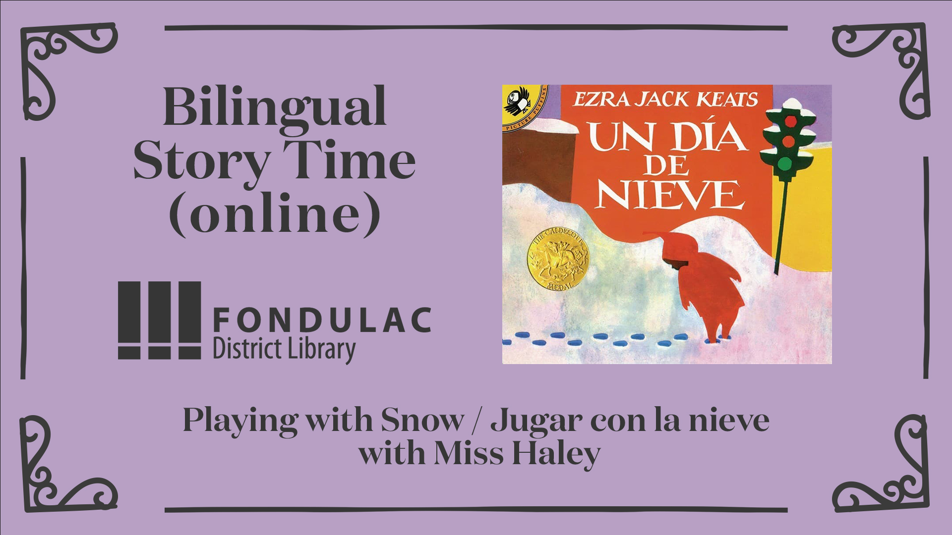 Bilingual storytime/Libros y canciones, Wednesday, April 12th